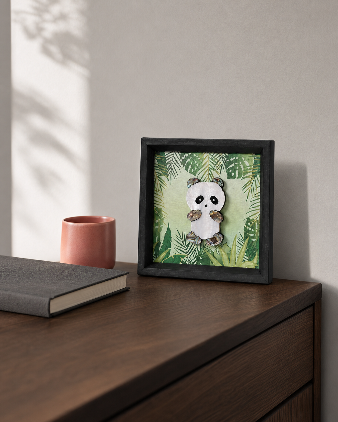 Illustrative placement scene for Panda Shell-Inlay Picture